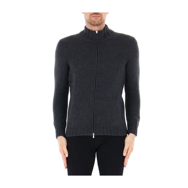 Gran Sasso Pullover Cardigan Uomo tre fili mouline 50 - Francavilla Moda